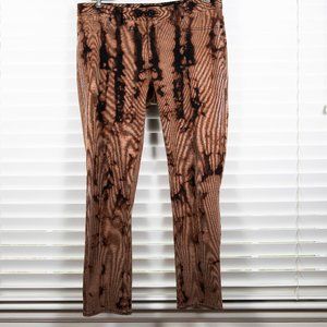 Upcycled Bleach Dye Calvin Klein Dress Pants